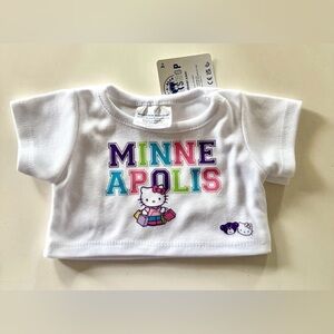 Hello kitty build a bear Minneapolis exclusive Bab Sanrio new shirt